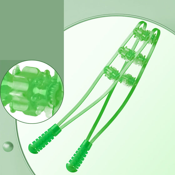 Bärbar handgjord rullrep för ryggmassage