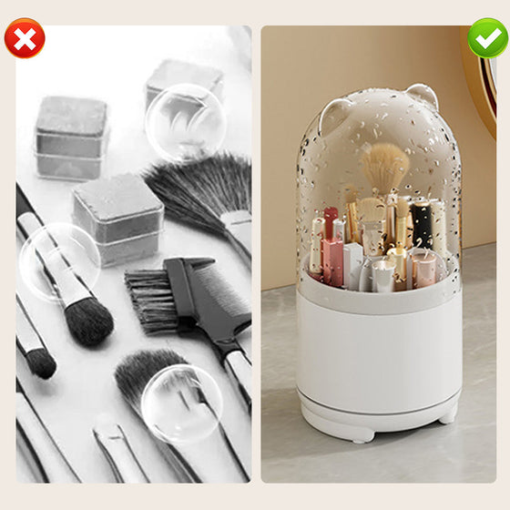 360° roterande smink avtagbar förvaringslåda