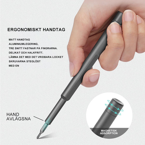 63 i 1 precisionsskruvmejselkit