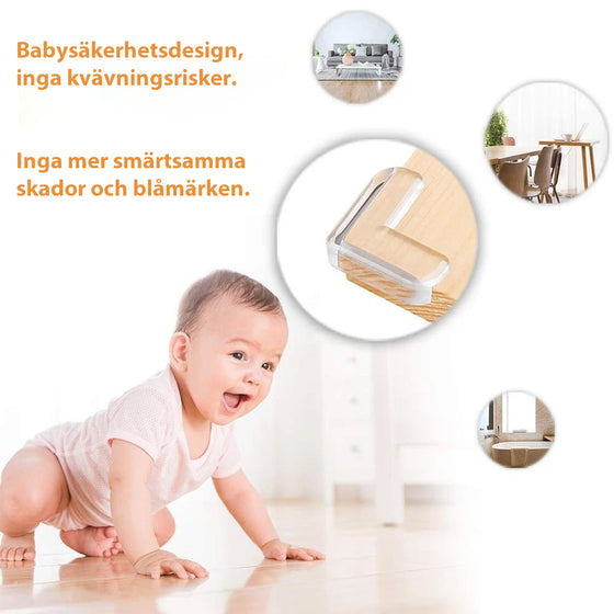 Genomskinliga hörnskydd