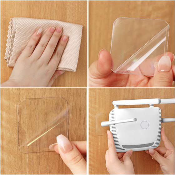 Självhäftande dubbelsidig transparent tejp