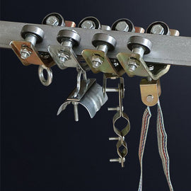 Vinkeljärnspår hängande trådskiva