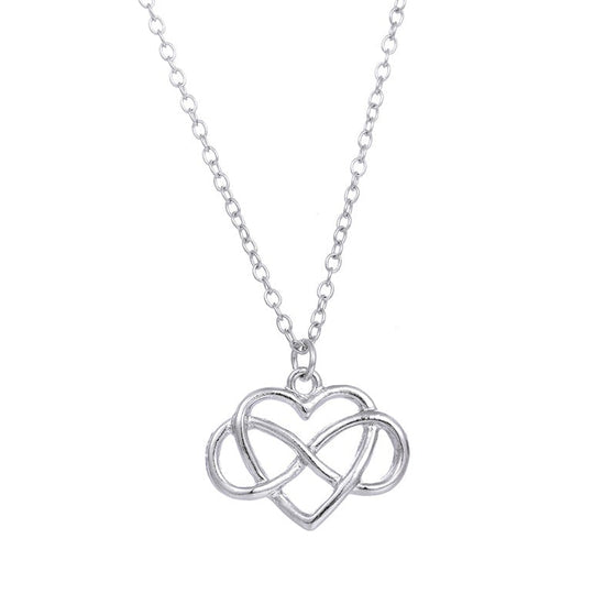 Kärleks rosett obiologiska syster halsband bästa vän halsband