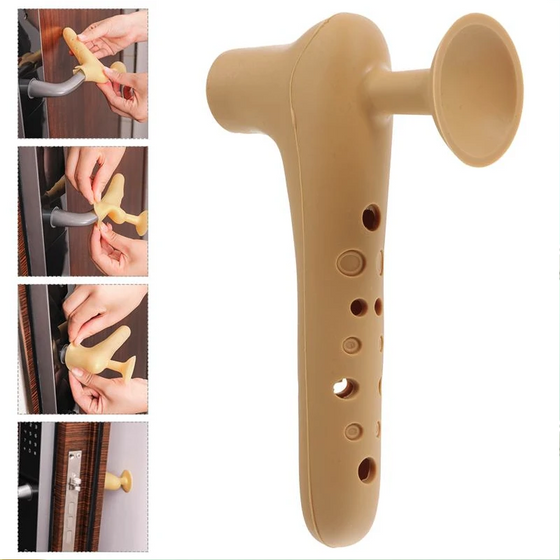 Silikonskydd till dörrhandtag