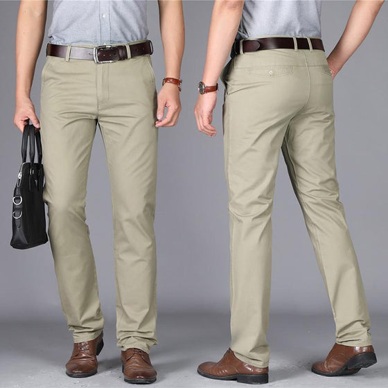 Raka byxor för män
