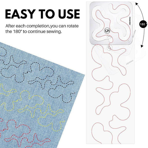 Akryl sömnadslinjal