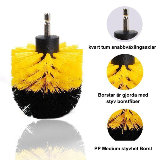 Power Scrubber Rengöringsborste (BORR ingår INTE)