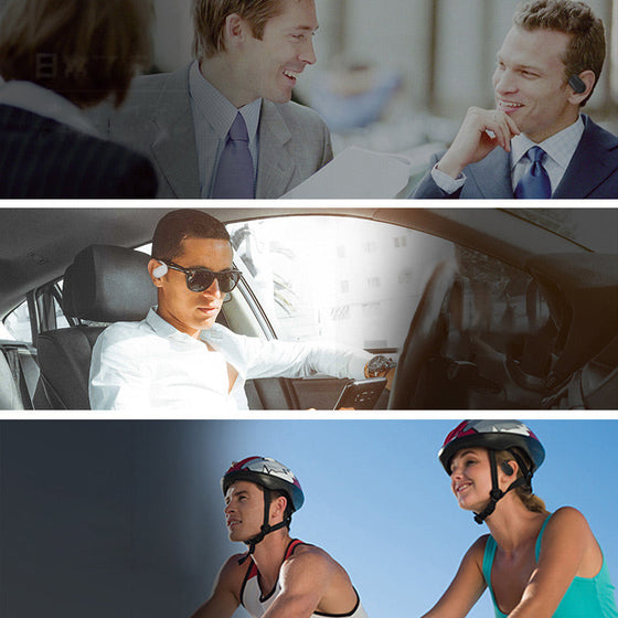 Enkel-öron benlednings-Bluetooth-trådlös öronsnäcka