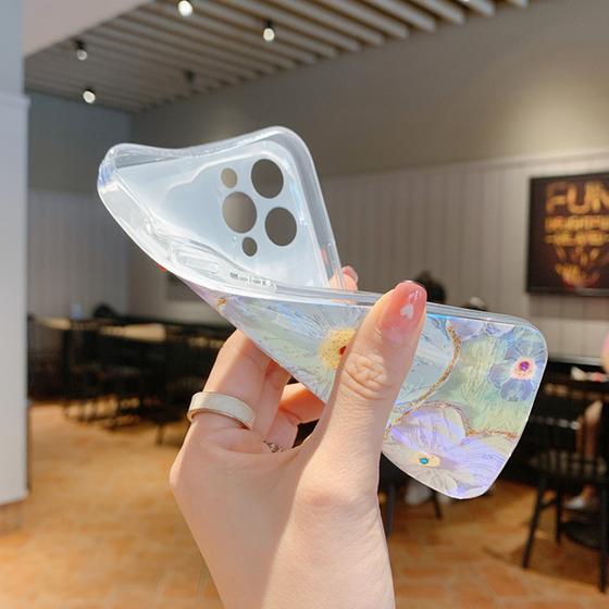 Färgglad oljemålning Iphone telefonfodral