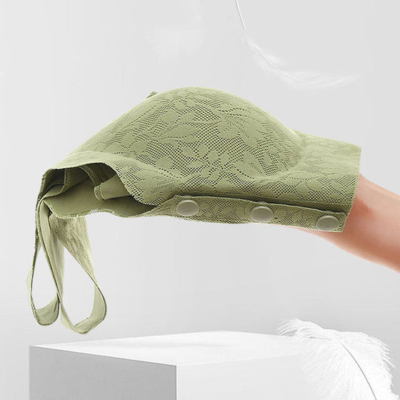 BH med spets med full täckning med framknäppning