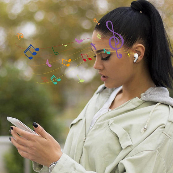 TWS äkta trådlösa Bluetooth-hörlurar