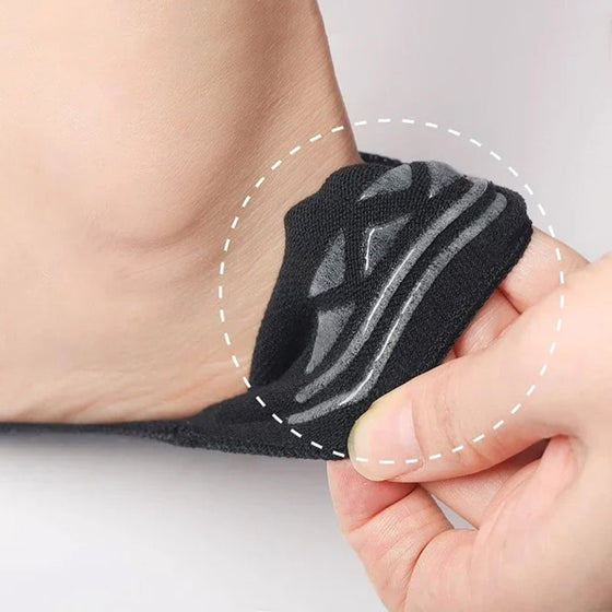 Halkfria osynliga lågskurna strumpor