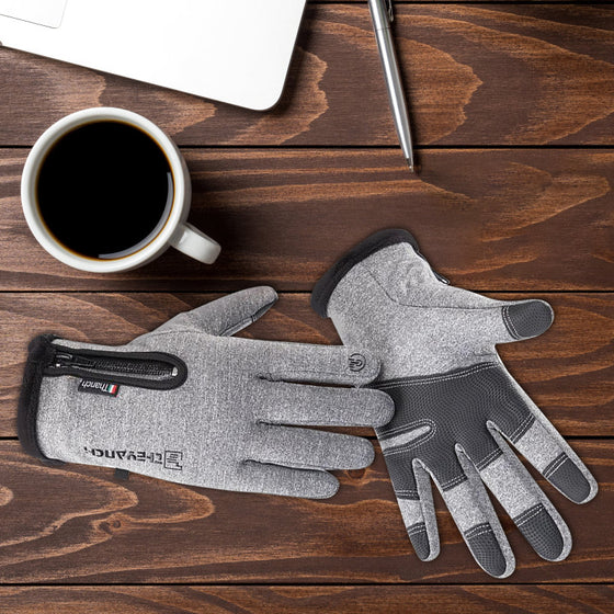Unisex Vintervarma Vattentäta Pekskärmshandskar