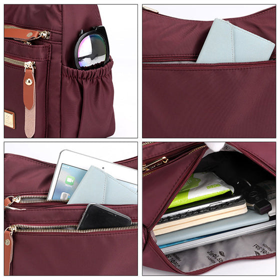 Dumpling axelväska i nylon