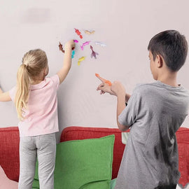 Fingerleksaker med slungskott Dinosaurier (10 st)