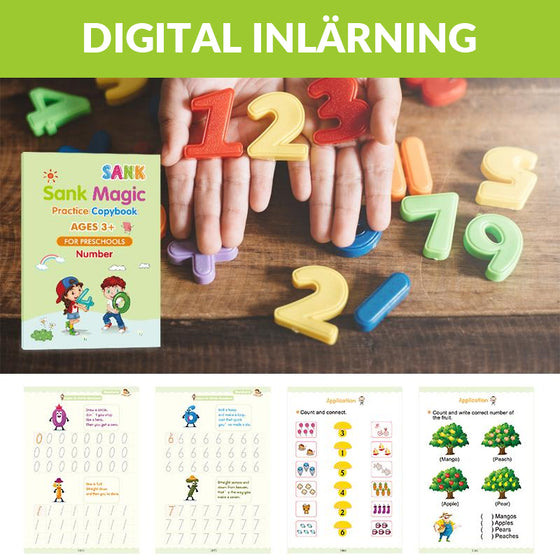 【sale】Magisk Handskrift Övningshäfte | Engelska