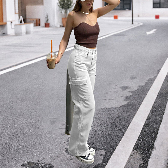 Rak passform Cargo byxor