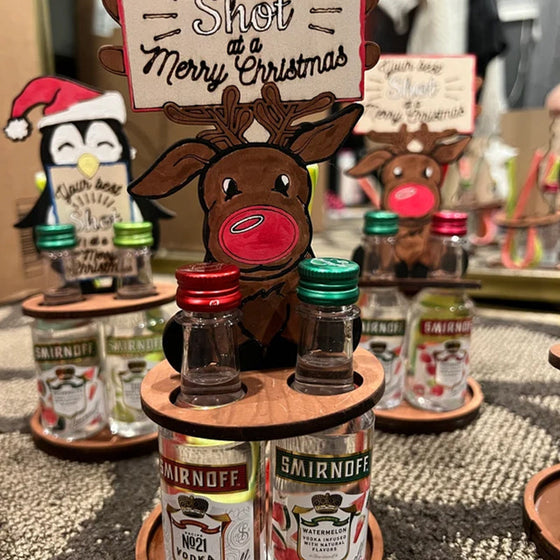 Jul Mini Vinflaskhållare