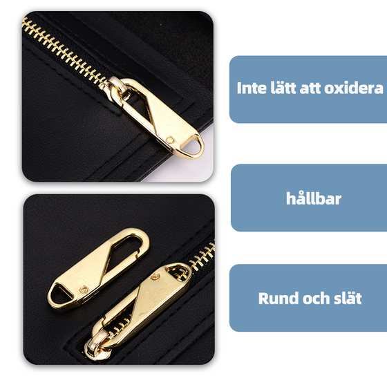 Universell dragkedja av metall