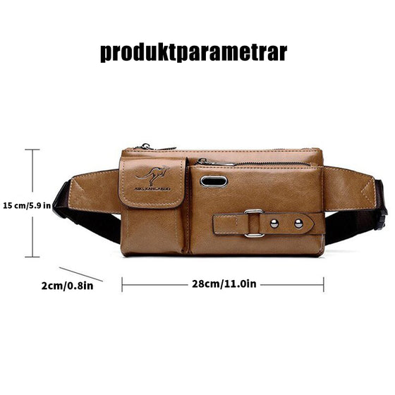 Herr Multifunktionell Midjeväska