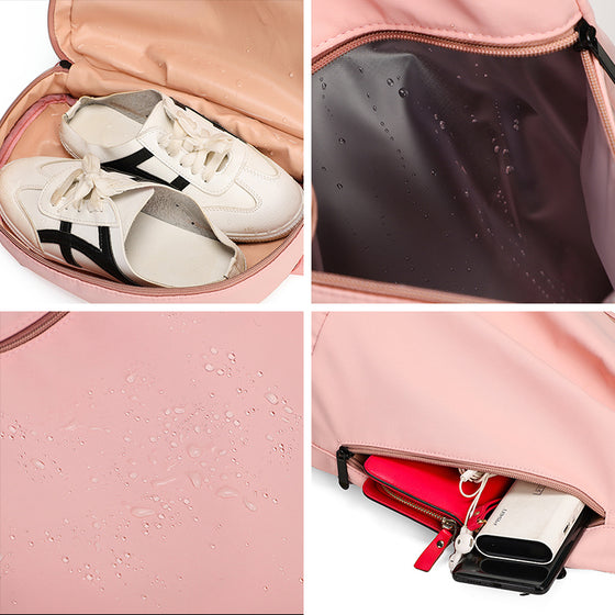 Damsimväska utrustning ryggsäck