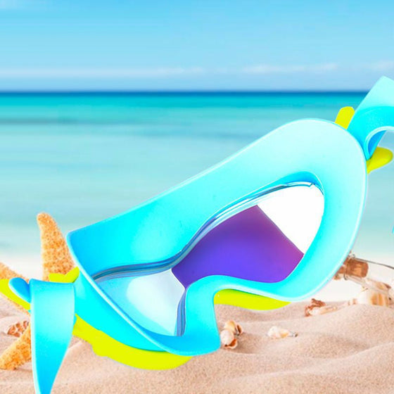 Barns vattentäta och imfria simglasögon