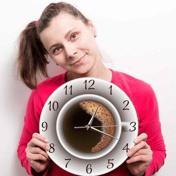 Kaffekopp Väggklocka