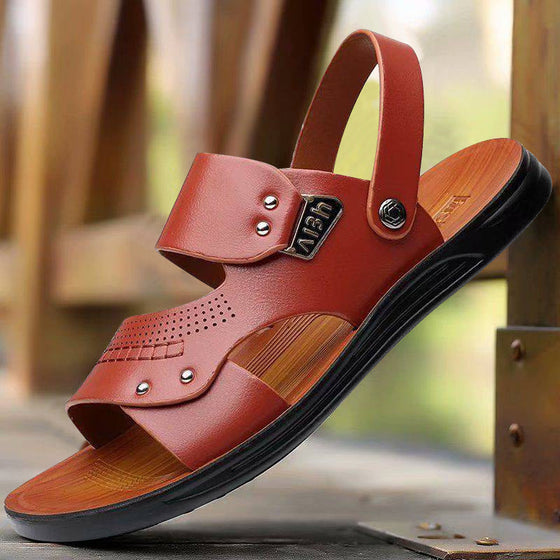 Casual strandsandaler i mjuk sula för män