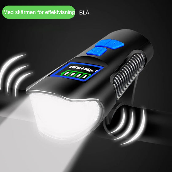 Cykelstrålkastare för att trampa på natten