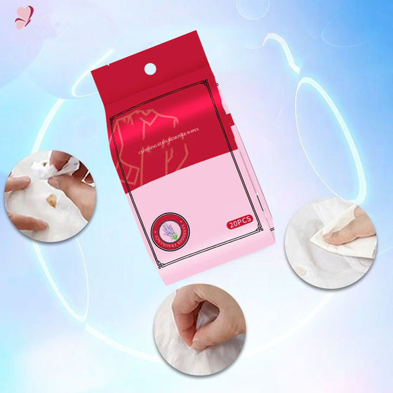 Fläckborttagning våtservetter