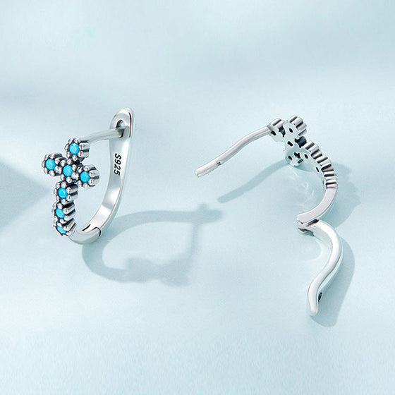 Lucky Eye Cross-halsband och örhängen