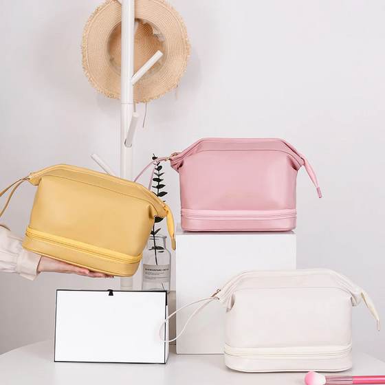 Resekosmetik-väska i PU-material