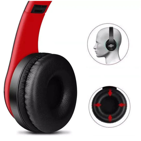 självlysande hörlurar