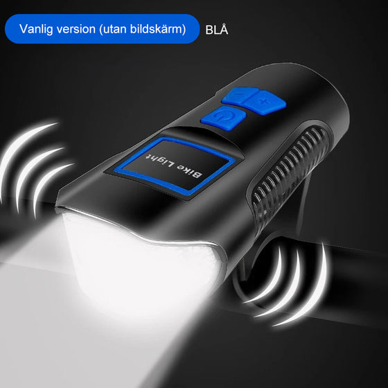 Cykelstrålkastare för att trampa på natten