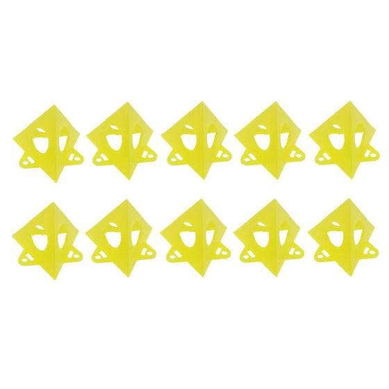 Triangulärt plastfotfäste