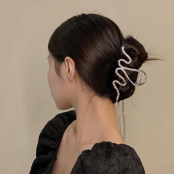 Hårklämmor i strass