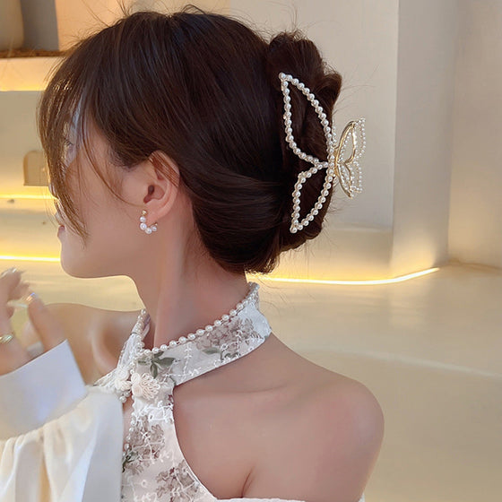 Hårklämmor i strass