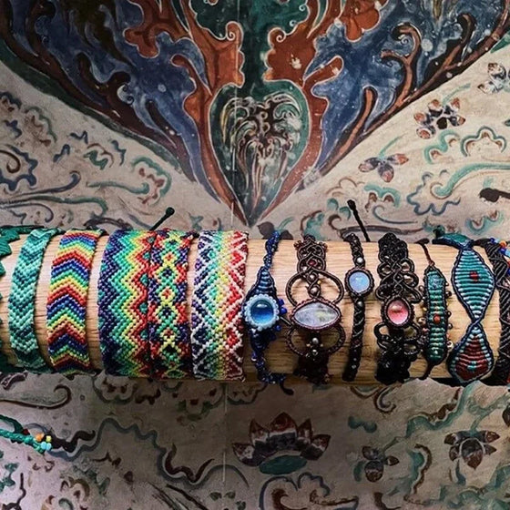 Gör-det-själv-flätad repsats