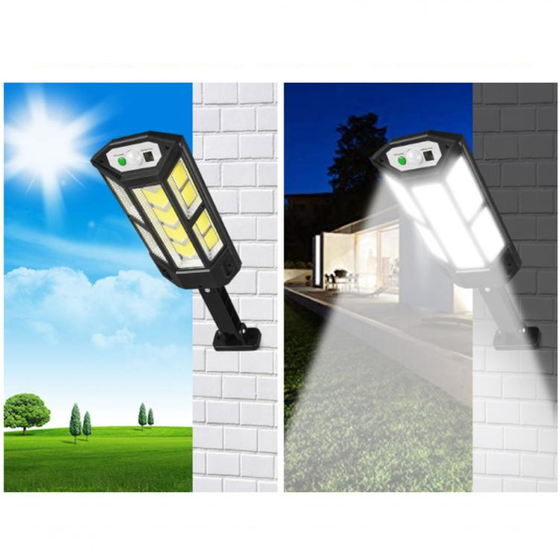 Super Ljus Jumbo Solar LED-lampa