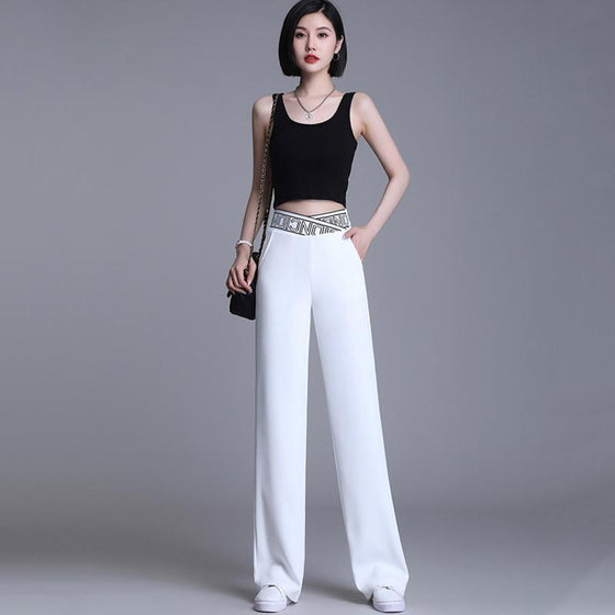 Kostymbyxor med Elastisk Midja