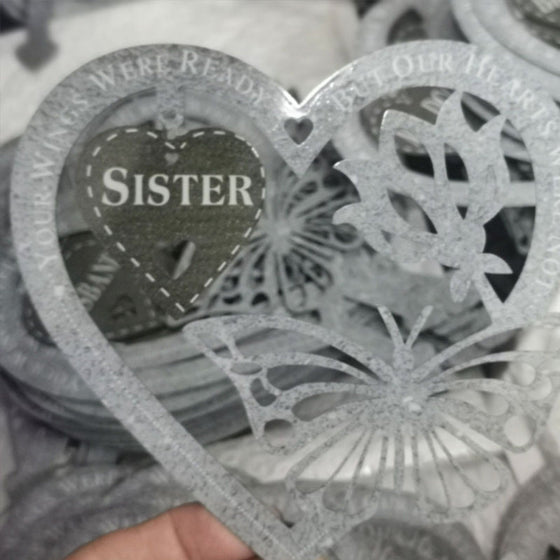 Fjärilskylt Prydnad