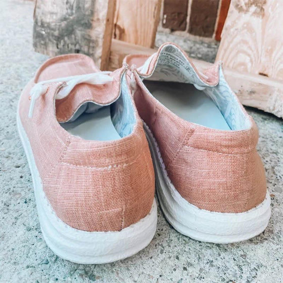 Sneakers i canvas för kvinnor