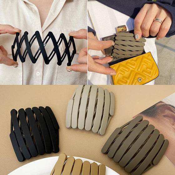 Bärbart Teleskopiskt Hopfällbart hårband