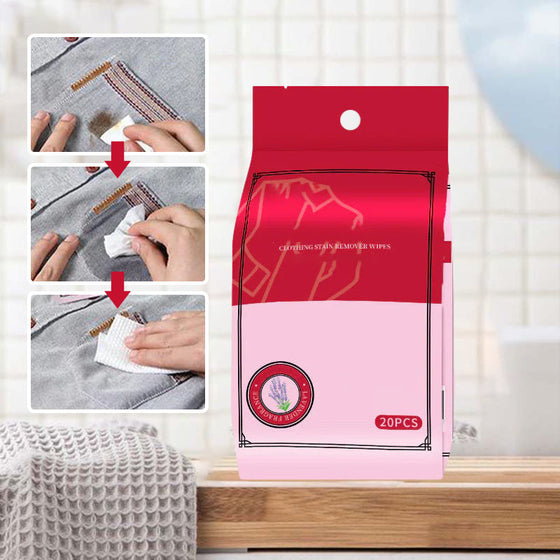 Fläckborttagning våtservetter