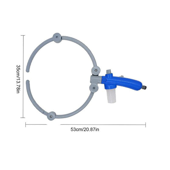 Vikande Badring för Husdjur