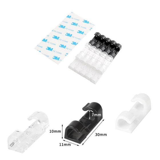 Självhäftande Kabelclips