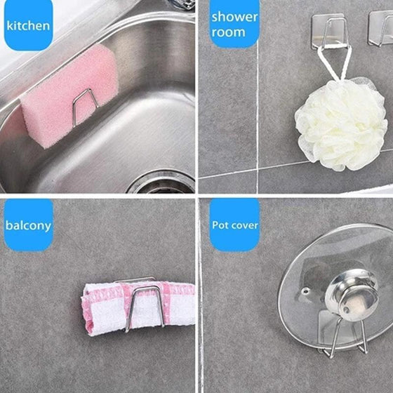 Borstat rostfritt stål krok