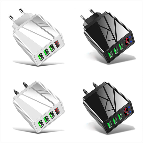 Tre USB-Port Telefon Laddare