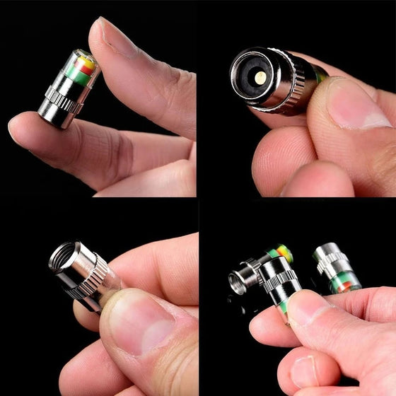 Däcktrycksindikator Ventilkåpor