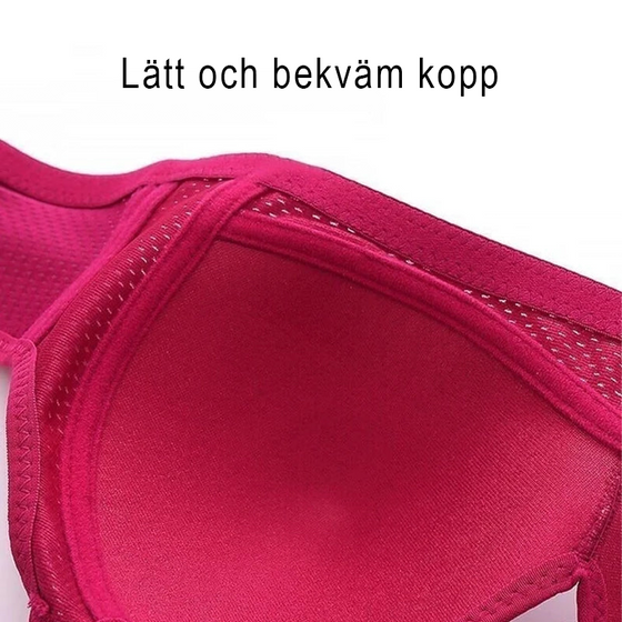 Plus size bekväm trådlös bh